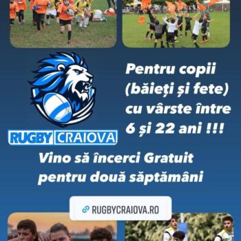 anunt inaugurare rugby craiova