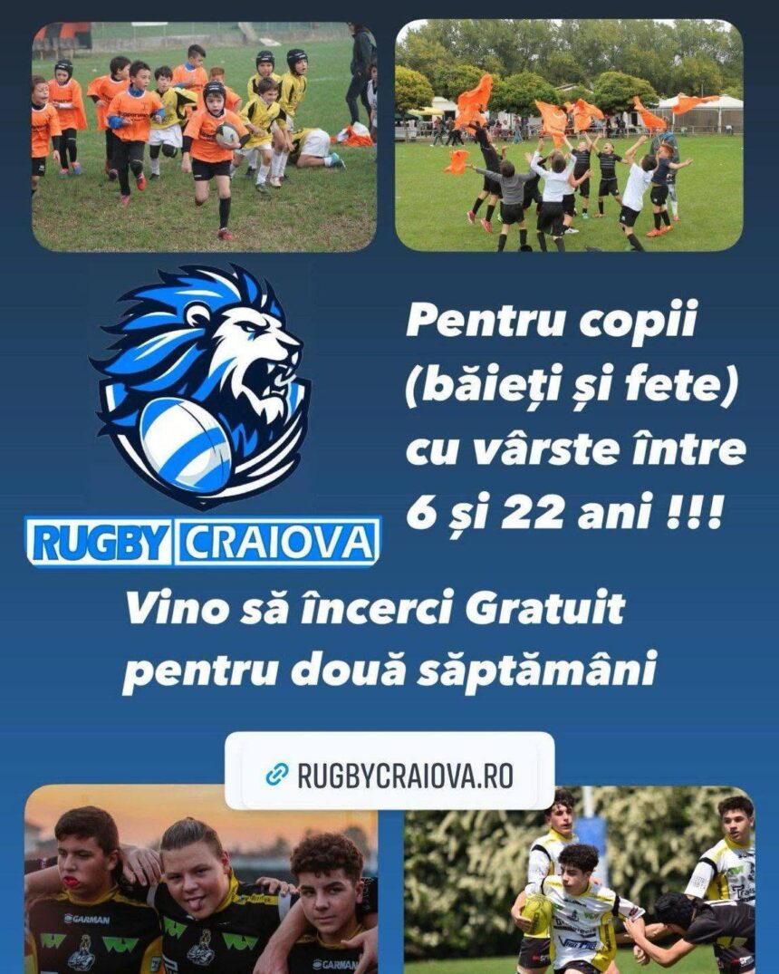 anunt inaugurare rugby craiova