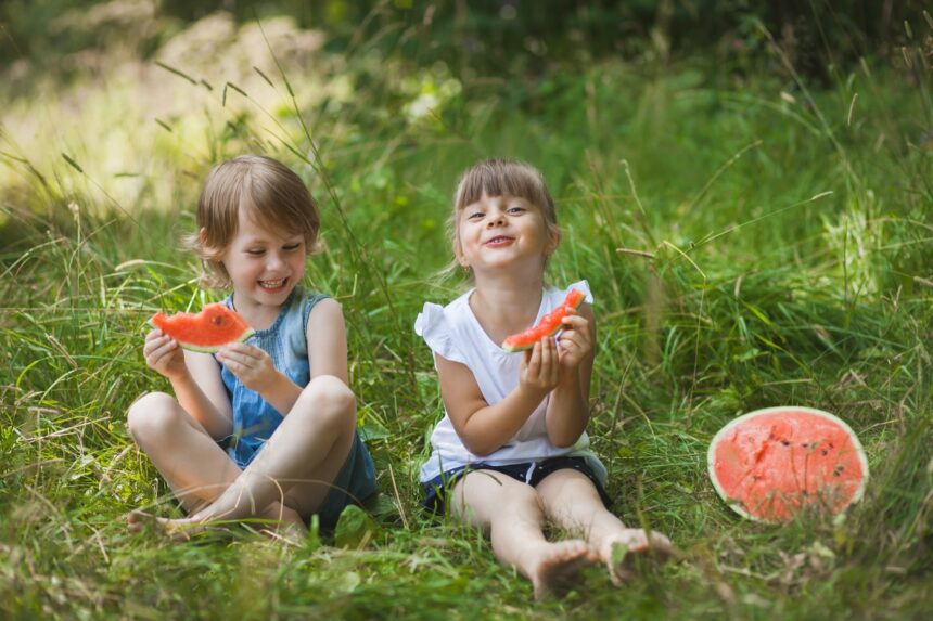 alimentatie copii vara – gustare cu pepene