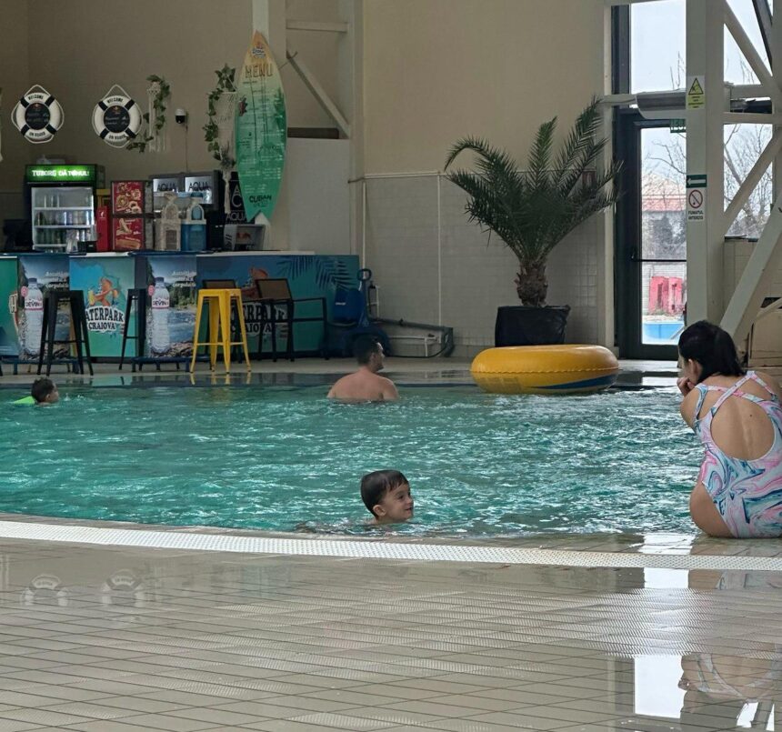 înot copii iarna Craiova
